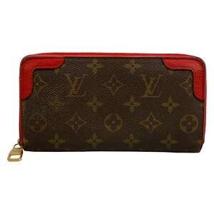 Louis Vuitton Zippy Wallet Retiro Monogram Long Wallet M61854 Monogram Canvas